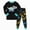 G167-Black, variant on masbird 2 Piece Pajamas Toddler Kids Boys Girls Pajamas Cars Kids Pj's Long Sleeve Sleepwear Clothes Set Outfits Kids Pajamas(Black,2-3 Y)