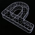 thumbnail image 3 of Romantic Iron Alphabet R Frame Wire Wreath Succulent Pot Wedding Decor, 3 of 6