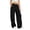 Black, variant on Athletic Pants for Women - High Quality Yoga Trousers with Pockets, Breathable Running Gym Activewear Pants for Workout and Sports,Army Green L