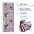 thumbnail image 2 of Boxer Dog Pitbull Terriers Dog and Drinks Hot Yoga Mat Towel Non Slip for Hot Yoga - Quick-Drying Yoga Mat Cover with 4 Corner Pockets with Travel Bag - Hot Yoga Towel Non Slip 74"x26", 2 of 6