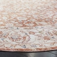 thumbnail image 3 of Safavieh Heirloom Rayen Oriental Polyester Area Rug, Beige/Light Rust, 6'7" x 6'7" Round, 3 of 9