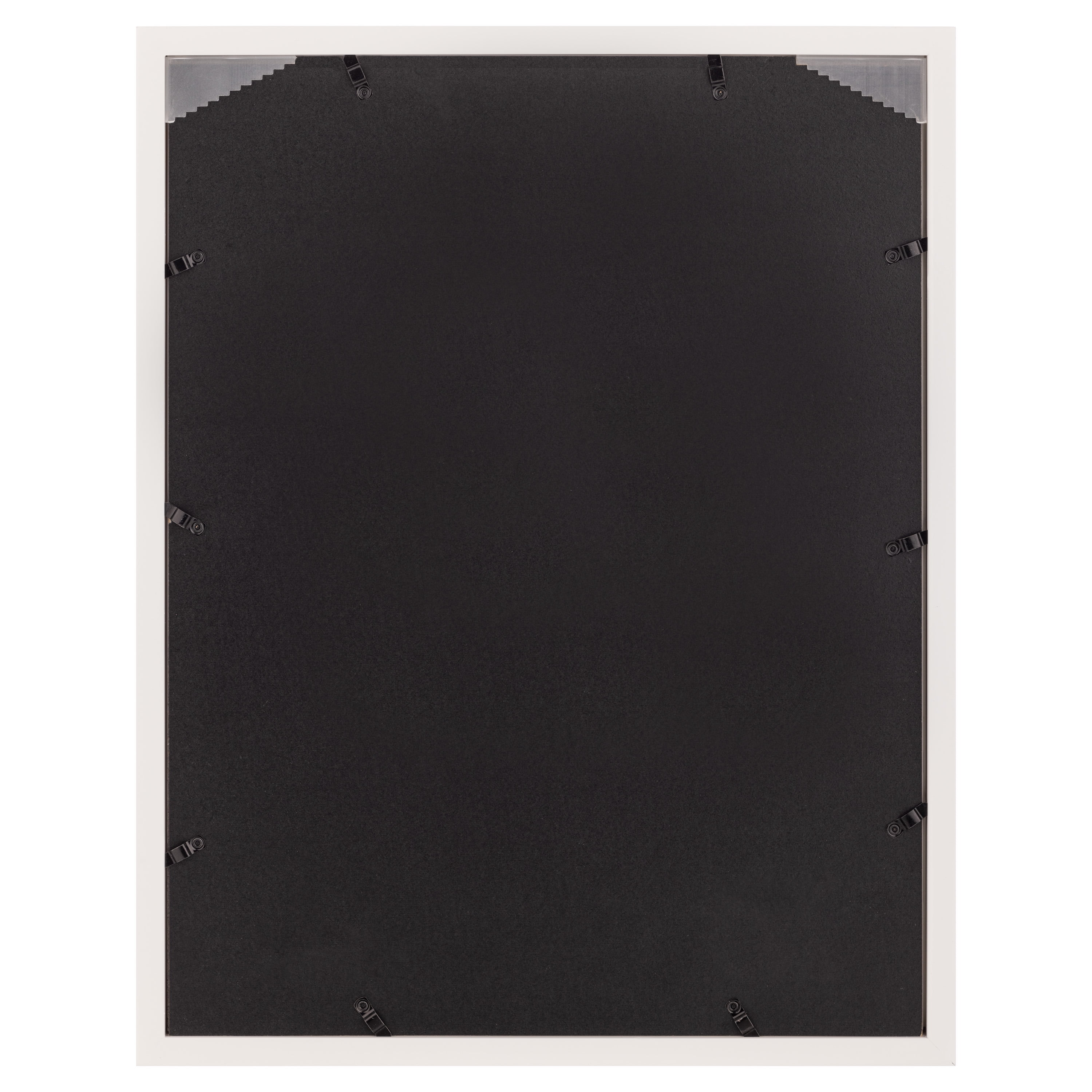 Gallery Solutions 14"x18" White Frame, Double Mat Wall Tabletop Display for 11"x14" Photos