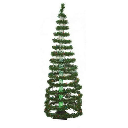 6 39 pre lit color changing green spiral bubble christmas pre lit bubble light christmas tree