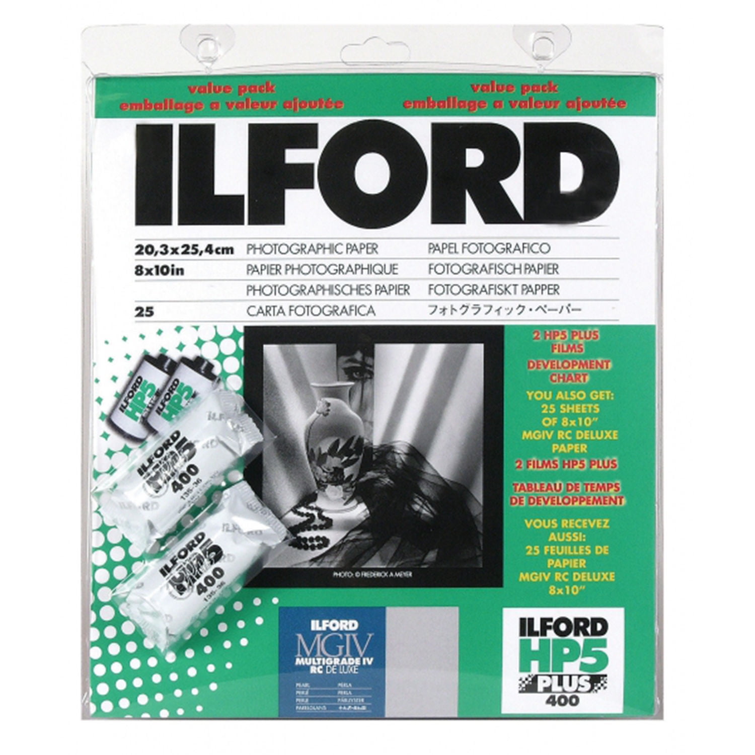 Ilford MGRC 5ta Generación Deluxe Pearl 8X10 25 hojas 20,3 x 25,4 cm
