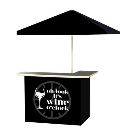 Best of Times Wine O Clock Portable Outdoor Bar
