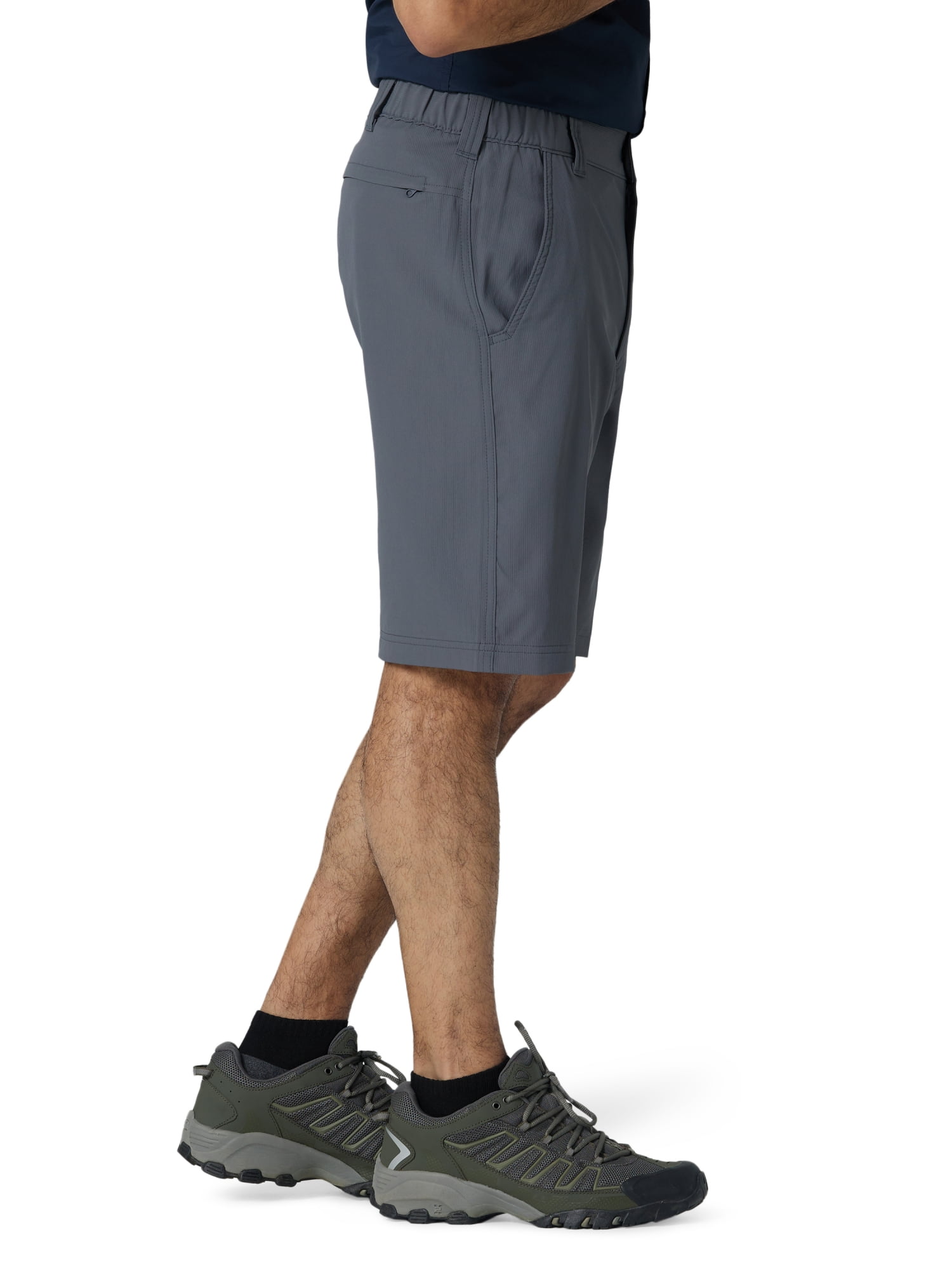 Wrangler Men's Elastic Waist Knit Denim Shorts, Size: 34, Blue