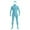 Sky Blue, variant on Face-Open Zentai Spandex Bodysuit – Kids Unisex Stealth Suit for Stage Performance, Dance Outfit for Boys and Girls