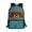 Blue Dachshund Print, variant on Graffiti Steam Train 17 Inch School Bookbag for Teens Multiple Front Storage Pockets Side Mesh Holders Large Capacity School Backpack Travel Daypack Rucksack for Students