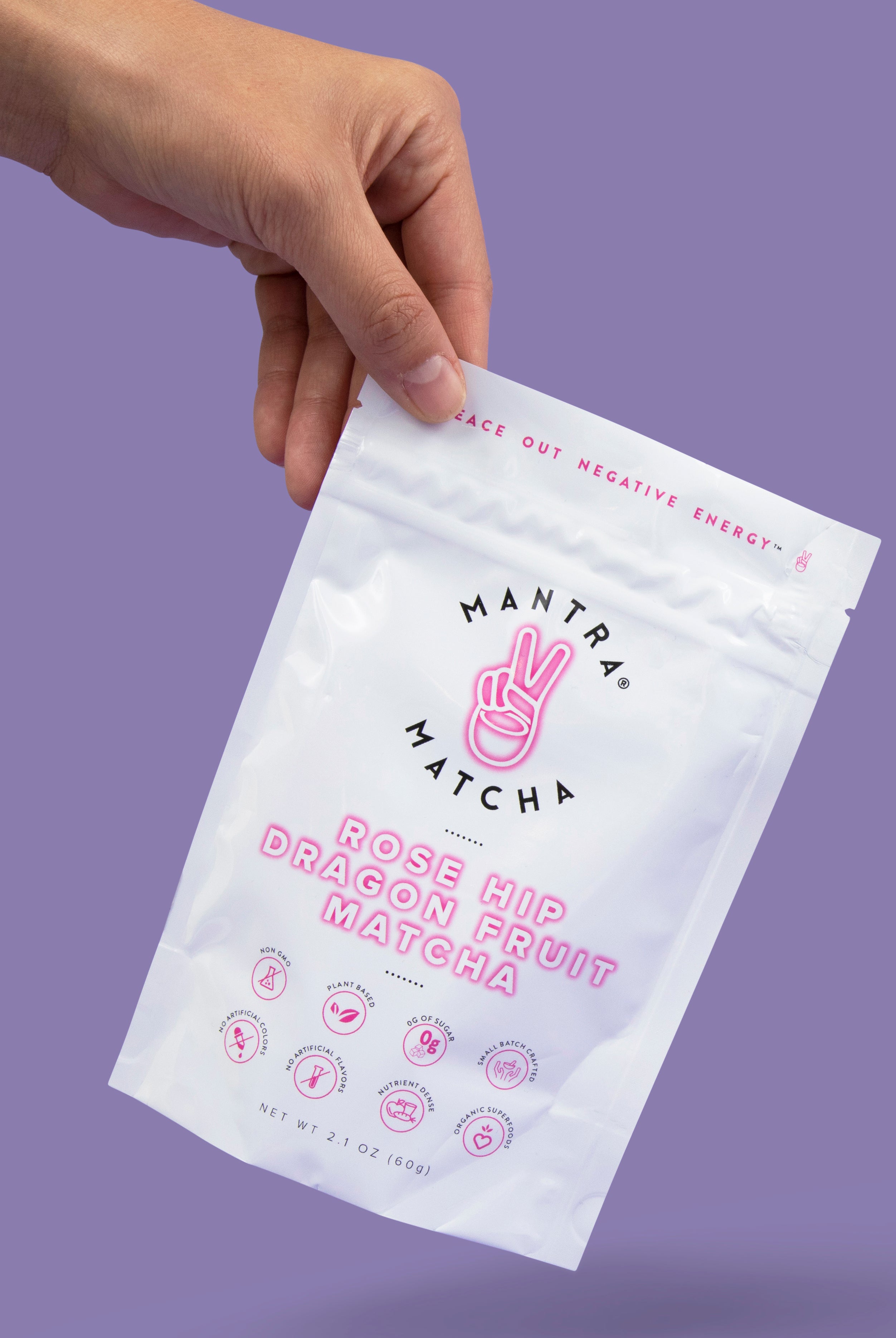 Rose Hip Dragon Fruit Matcha