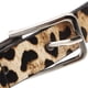 thumbnail image 4 of Cinturón de piel sintética de leopardo para mujer, cinturón de pelo de caballo Artificial, color marrón claro, 4 of 6