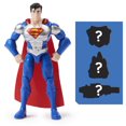 thumbnail image 3 of DC Comics 4-inch SUPERMAN Action Figure with 3 Mystery Accessories, Adventure 1, 3 of 6
