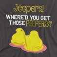 thumbnail image 2 of Easter Jeepers Where'd You Get Those Peepers Unisex Infant Snap Suit for Baby, Charcoal, Large, 2 of 3