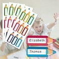 thumbnail image 2 of Miangastore 30 Sheets Kids Name Labels Stickers: Blank Name Tags with Pencils Shape - School Classroom Adhesive Labels for Easy Identification, 2 of 8