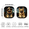 thumbnail image 4 of Jeiento Cute Dog Car Windshield Sun Shade Keep Your Vehicle Cool UV Sun and Heat Reflector 2 Pcs Interior Automotive Accessories Protector Universal Fit for Most Cars SUV Van Truck Sedan, 4 of 7