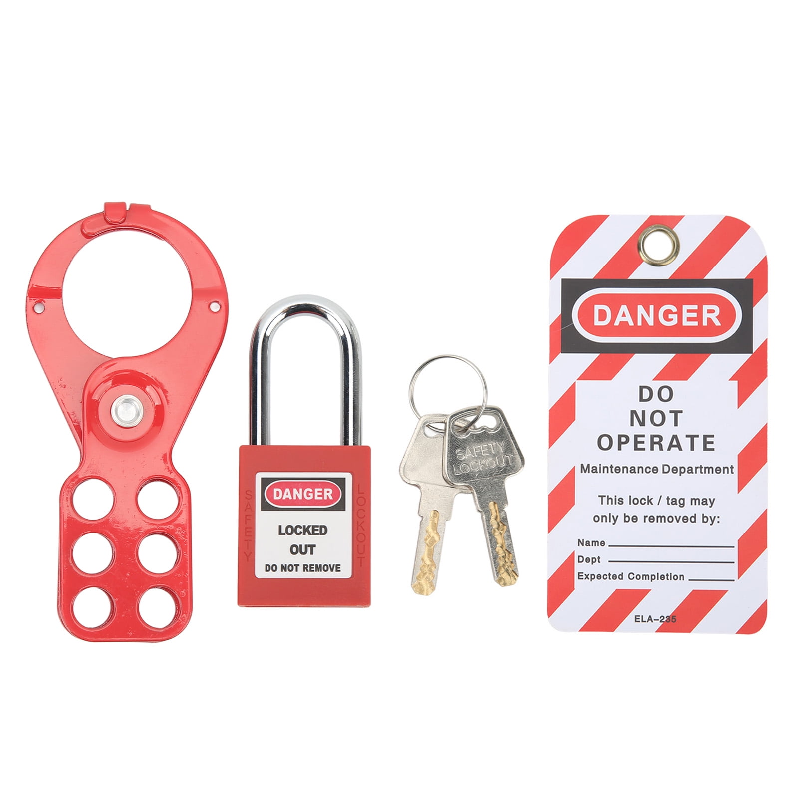Loto Locks Set,Lockout Tagout Kit With Electrical Lock Out Tag Out
