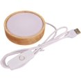 thumbnail image 1 of LED Wood Display Base With LEDs Led Lights Base Light Display Base For Boys Girls, Warm Light 7cm,White,7cm, 1 of 7