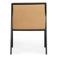 thumbnail image 4 of Limari Home Raul 19" Suede Faux Leather and Metal Dining Chair in Tan/Black, 4 of 5