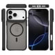 thumbnail image 3 of For iPhone 17 Pro Max Case Magnetic Carbon Fiber Texture Phone Cover - Black, 3 of 5