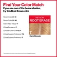 thumbnail image 6 of Revlon Root Erase Permanent Hair Color, At-Home Root Touchup Hair Dye with Applicator Brush for Multiple Use, 100% Gray Coverage, 7 Dark Blonde, 3.2 fl oz, 6 of 10