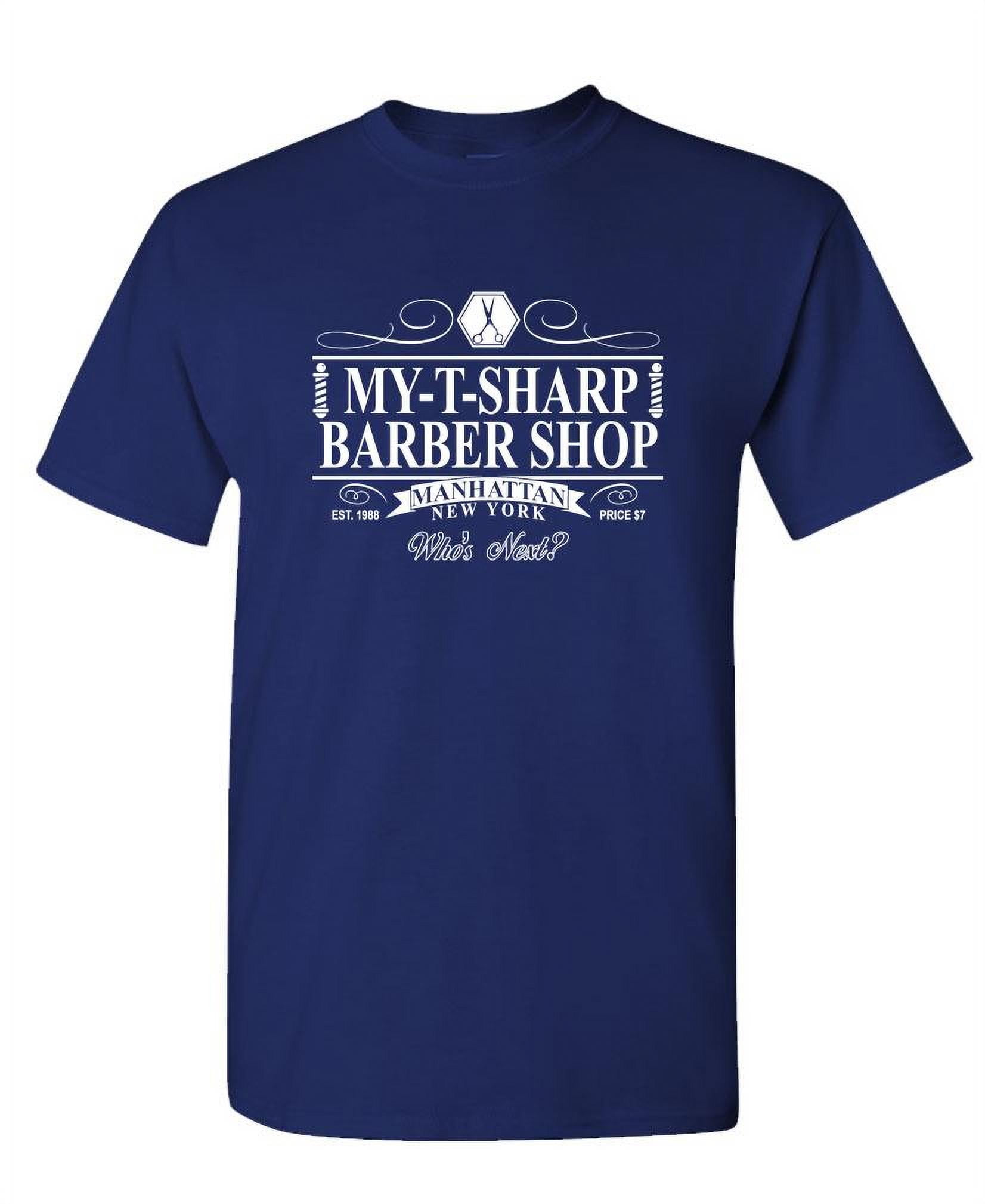 MY-T-SHARP BARBER SHOP - Unisex Cotton T-Shirt Tee Shirt, Forest, Small -  Walmart.com