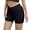 Black-B4, variant on Biker Shorts High Waisted Booty Workout Volleyball Yoga Peach-Shaped Shorts Womens Spandex Black M
