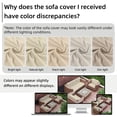 thumbnail image 5 of SUKAIKEQA 12-Piece Waterproof Stretch Patio Cushion Covers with Elastic Hem for Indoor Outdoor Furniture,Outdoor Patio Wicker Sofa Washable Cushion Slipcovers,Cover Only,Beige, 5 of 6