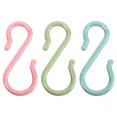 thumbnail image 2 of LCXmlly Scratch-proof Hook Easy Installation Multi functional S shaped Hook Utensils Towel Clothing Hanger for Home 1 Set, 2 of 9