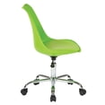 thumbnail image 2 of Pemberly Row Chaise de Bureau avec Base Pneumatique Chromée Verte, 2 of 9