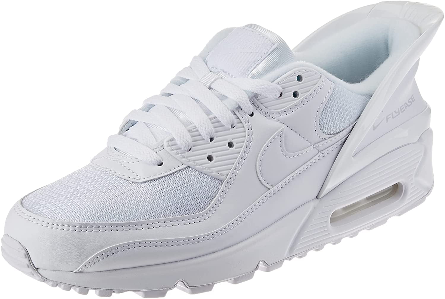 Nike Air Max 90 Flyease White Running Shoes Cu0814-102 Mens Size 11 -  Walmart.com