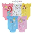 thumbnail image 2 of Disney Princess Belle Aurora Cinderella Newborn Baby Girls Bodysuits and Headband Newborn to Infant, 2 of 5