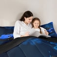 thumbnail image 5 of Castle Fairy Blue Racing Car Boy Twin Comforter Sets,Car Bedding Set,Sport Bedding Set, 5 of 8