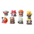 thumbnail image 3 of Figuras de acción de One Piece Cos Cat Series 3, 8 unidades, Wano Country, Jinbe, Yamato, Kaido, Luffy, modelo de muñeca, adornos de escritorio, 3 of 5