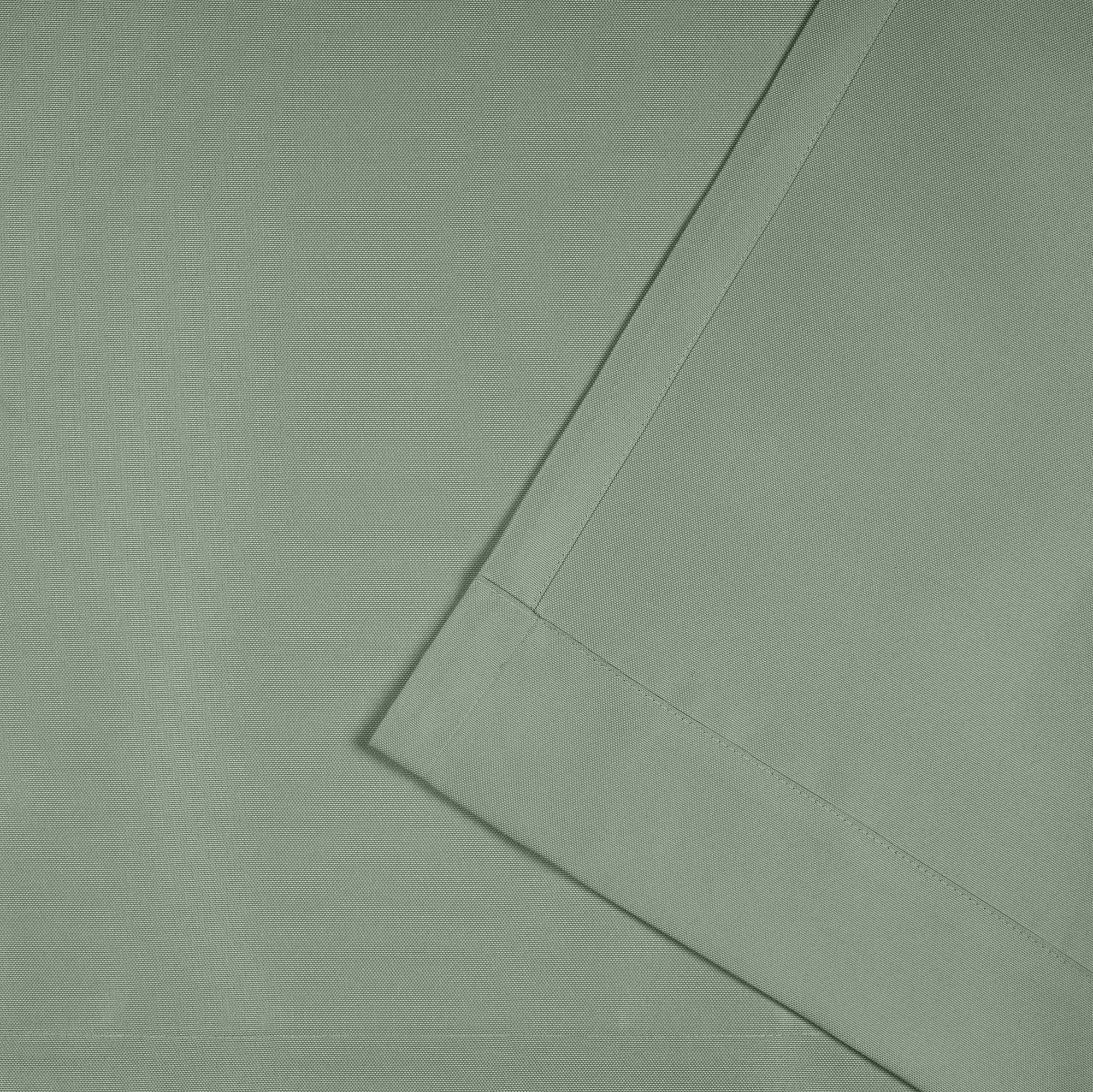 Exclusive Home Cabana Solid Indoor/Outdoor Light Filtering Hook-and-Loop Tab Top Curtain Panel Pair, 54"x120", Seafoam