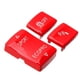 thumbnail image 5 of Kit de botones de engranaje de 3 piezas 6131 9252 912‑1 ESP Interruptor antideslizante Botón deportivo Sensor de radar Reemplazo de llave para F20 F21 F22 F23 Rojo, 5 of 5