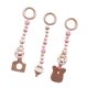 thumbnail image 2 of Ounissouiy 3 unids/set juego de bebé gimnasio cuentas de silicona mordedor de niño colgador sonajero anillo de juguetes de dentición Juguetes rosado Ounissouiy FN000003-04B, 2 of 6