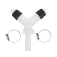 thumbnail image 1 of Manguera de desagüe de la lavadora Conector de drenaje de plástico en forma de Y Adaptador de tres vías para la conexión de tubería dividida para la cocina del baño, 1 of 7