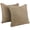 Java, variant on Blazing Needles Corded Microsuede Floor Pillows (Set of 2), 25", Java