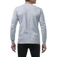 thumbnail image 3 of Pro Club Men's 3-Pack Heavyweight Cotton Long Sleeve Crew Neck T-Shirt, 3 of 5
