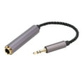 thumbnail image 2 of 1/4 Inch To 1/8 Inch Adapter Cable, Clear Sound Plug and Play 6.35mm Female To 3.5mm Male Adapter Cable  for Pianos for Laptops for Amplifiers, 2 of 7