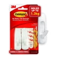 thumbnail image 1 of Adhesive Medium Hooks Command 17001 2-Pack White, 1 of 9