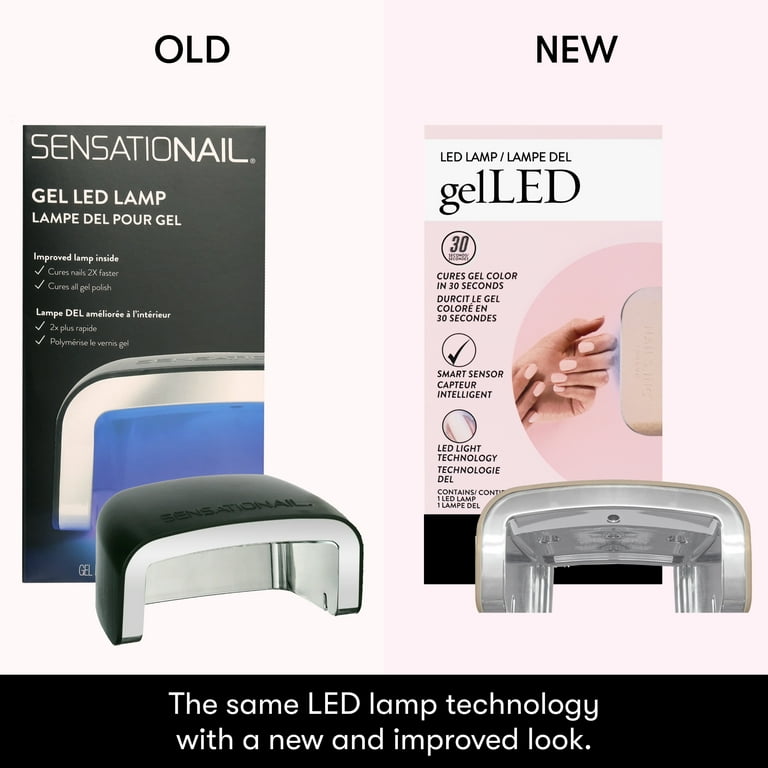 Nails.INC x Sensationail GelLED Gel Nails Nude LED Lamp