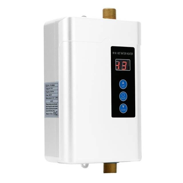 TOPINCN Chauffe-Eau Sans Réservoir, Mini Chauffe-Eau Électrique Instantané pour la Maison, Machine de Chauffage Sans Réservoir, Chauffe-Eau Instantané