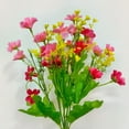 thumbnail image 3 of Injueey 2 unids/set flores falsas no tóxicas para decoración del hogar DIY y ramo de boda-bajo mantenimiento Flores artificiales Púrpura claro+profundo, 3 of 6