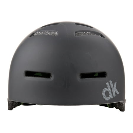 DK Synth Black BMX/Skating Helmet
