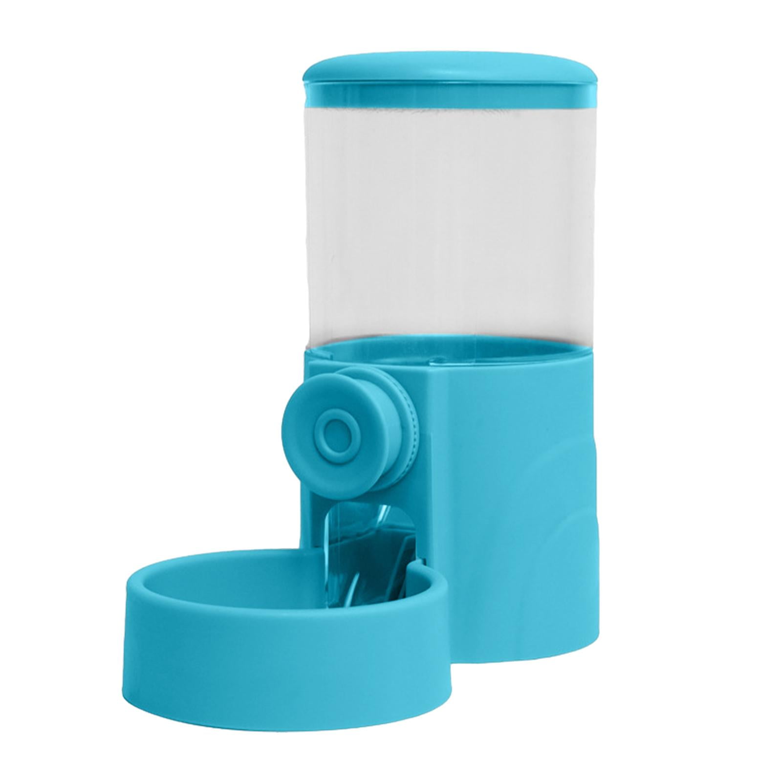 Bvdfgk Dog Cat Automatic Feeder Feeding Container Large Capacity Cage Hanging Dispenser Blue Food Dispenser