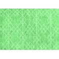 thumbnail image 1 of Ahgly Company Indoor Rectangle Abstract Emerald Green Contemporary Area Rugs, 2' x 5', 1 of 4