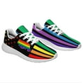 thumbnail image 5 of Unisex Rainbow Sneakers, LGBT Shoes for Men Women Lightweight Breathable Running Shoes White Size 3.5, 5 of 7