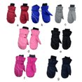 thumbnail image 3 of Wosthever 1 par de manoplas para niños, resistentes al agua, para invierno, Unisex, estilo Simple, equipo deportivo, regalos, actividades al aire libre Suministros térmicos rosado 1 Wosthever HA059223-04B, 3 of 5