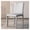 Gray, variant on Minimalist Stackable Accent Side Chairs Comfort Modern Saddle Leather Dining Chairs with Metal Frame,Padded Seat,Fully Assembled Kitchen Furniture