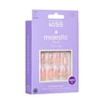 thumbnail image 5 of Uñas prensadas KISS Majestic 'Maestro' con forma de almendra rosa claro, 5 of 5